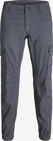 JACK & JONESTapered Cargo hlače 'JJIPaul JJFlake' - siva boja: prednji dio