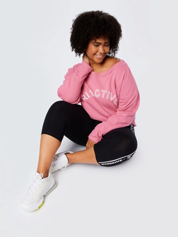 Sweat-shirt River Island Plus en rose