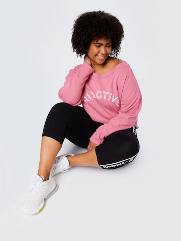 River Island Plus - Sweatshirt em rosa