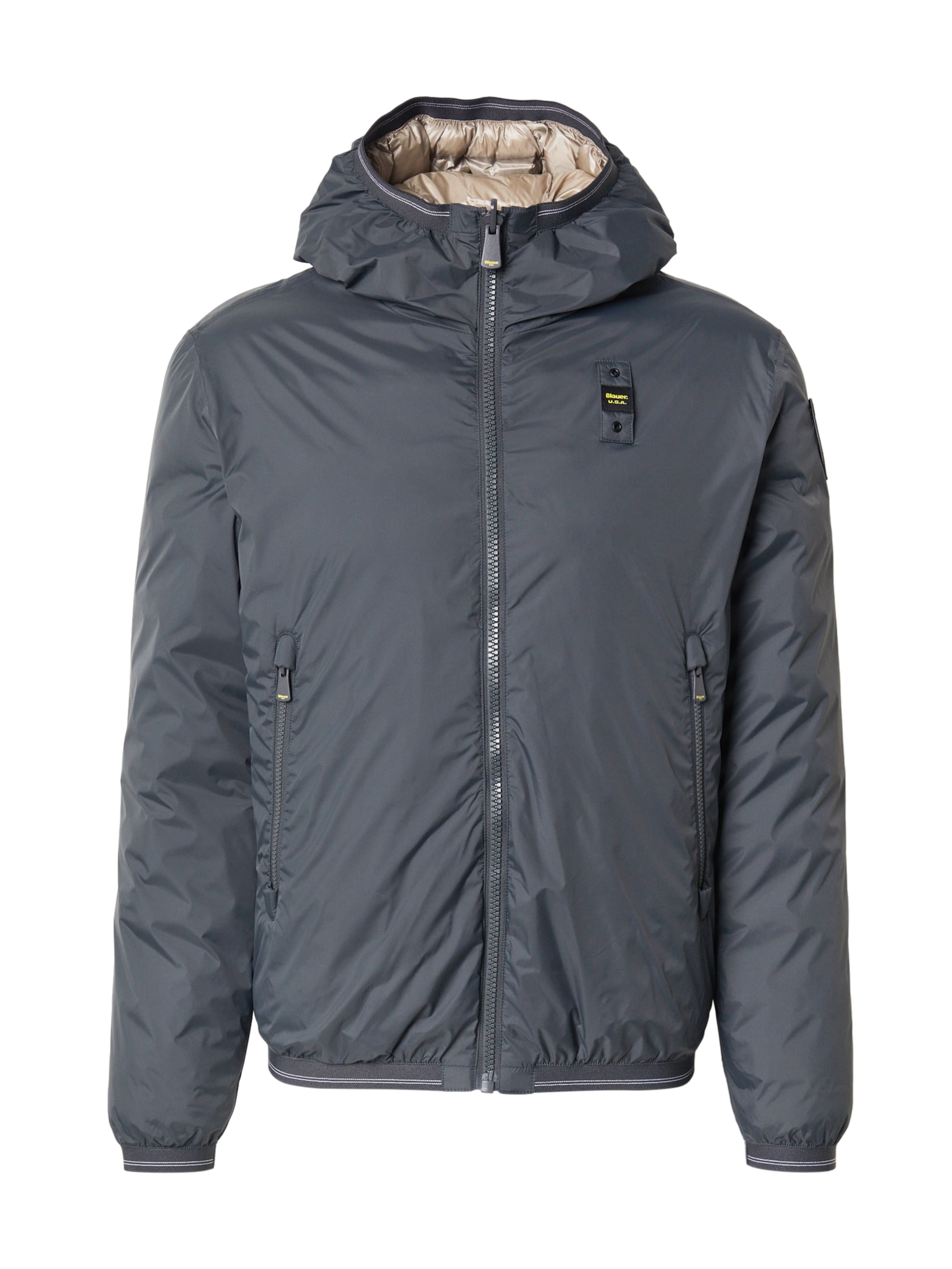 Blauer.USA Přechodná bunda 'DONALD' - béžová / tmavě šedá, Produkt