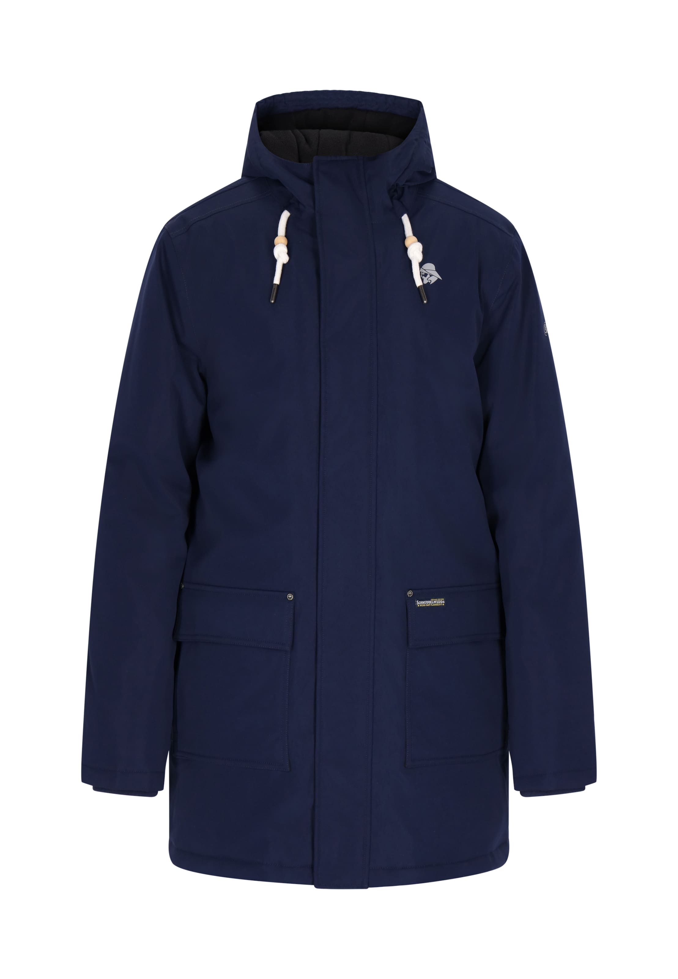 Schmuddelwedda - Casaco de inverno em azul: frente