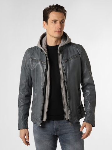 Finshley & Harding Between-Season Jacket in Blue: front