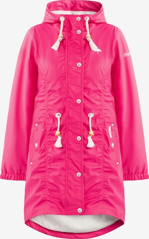 Manteau fonctionnel Schmuddelwedda en rose : devant