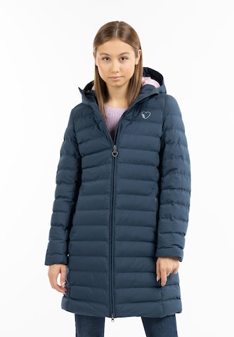 MYMO Winter Coat in Blue: front