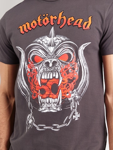 AMPLIFIED Koszulka 'MOTORHEAD - WARPIG FLAMES' w kolorze szary