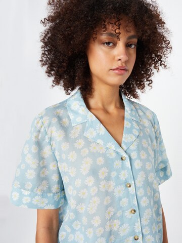 TOM TAILOR DENIM Bluse in Blau