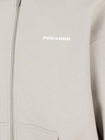 Pegador - Sudadera con cremallera en gris