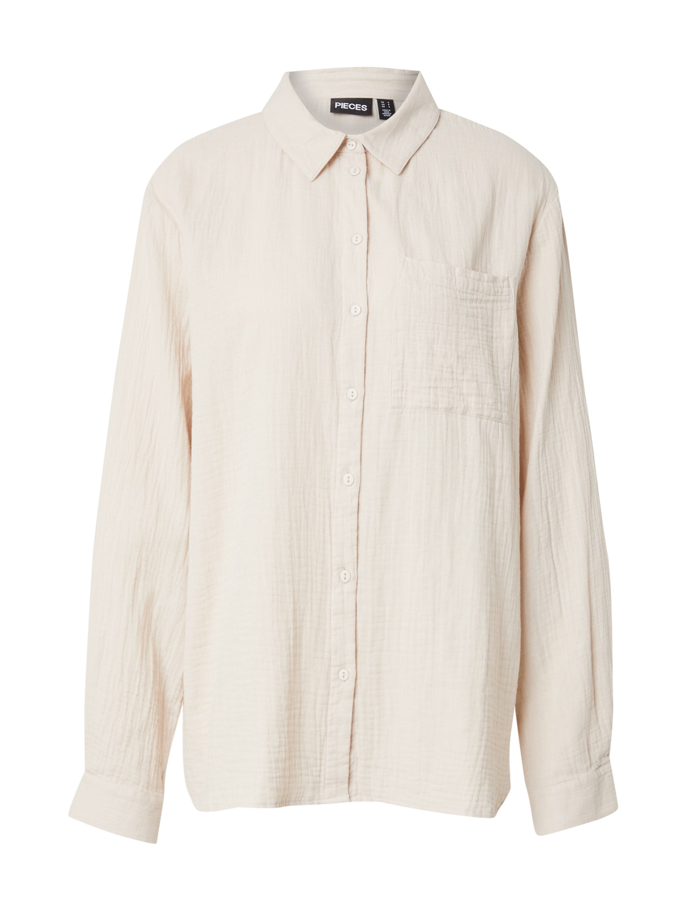 Camicia da donna 'PCSastina' di PIECES in grigio: frontale