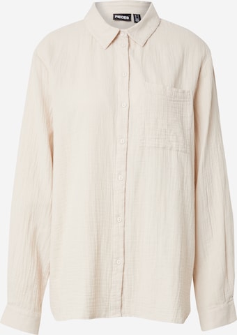 PIECES Pusero 'PCSastina' värissä harmaa: etupuoli