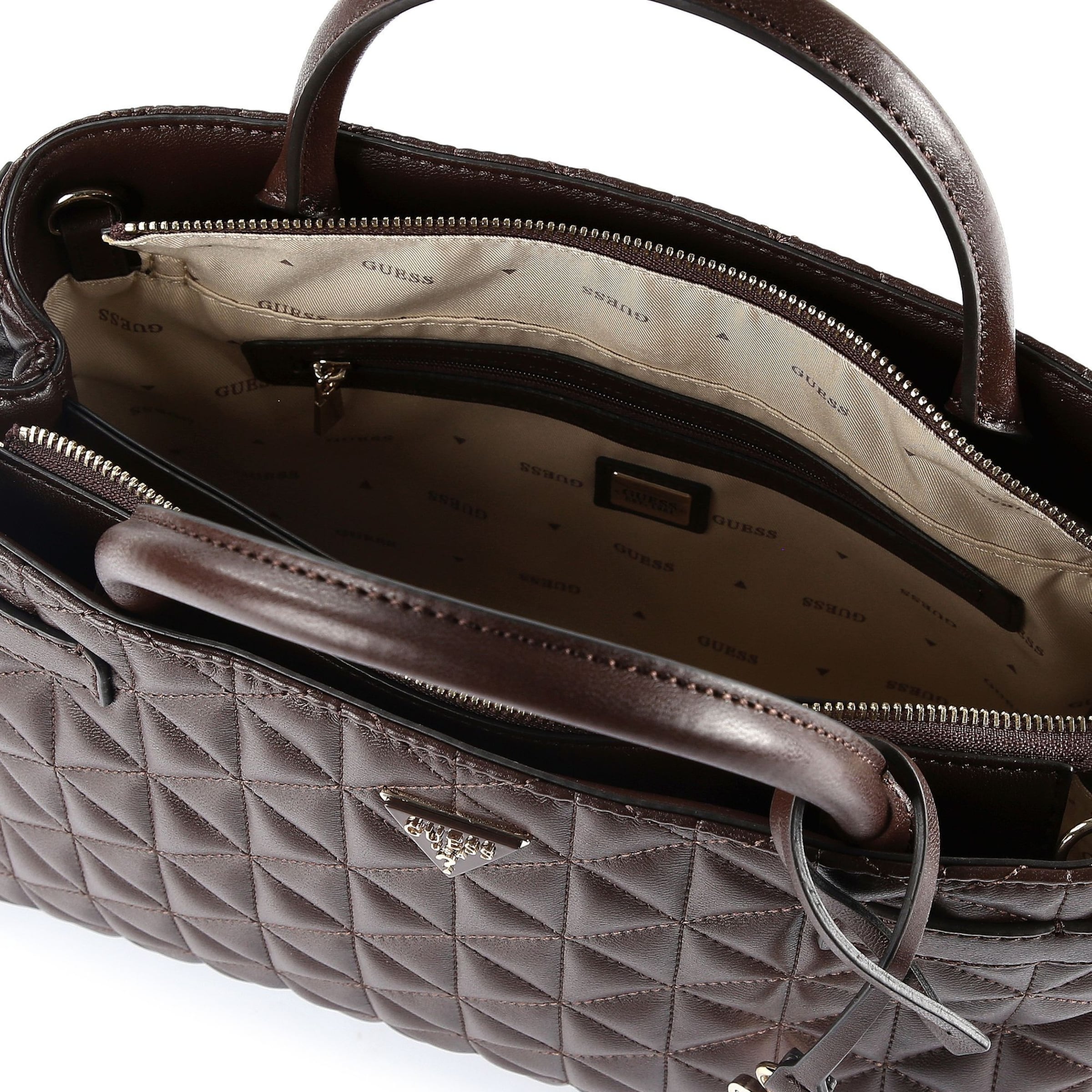 GUESS - Malas de tiracolo 'Paisleigh' em castanho