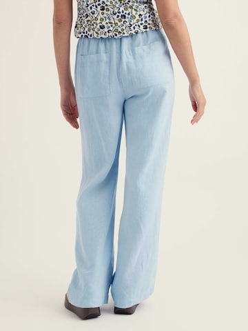 Wide Leg Pantalon 'Tide Flow' Seasalt Cornwall en bleu