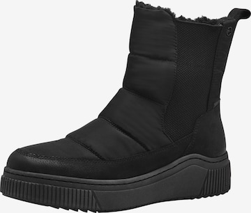 Bottines Tamaris en noir : devant