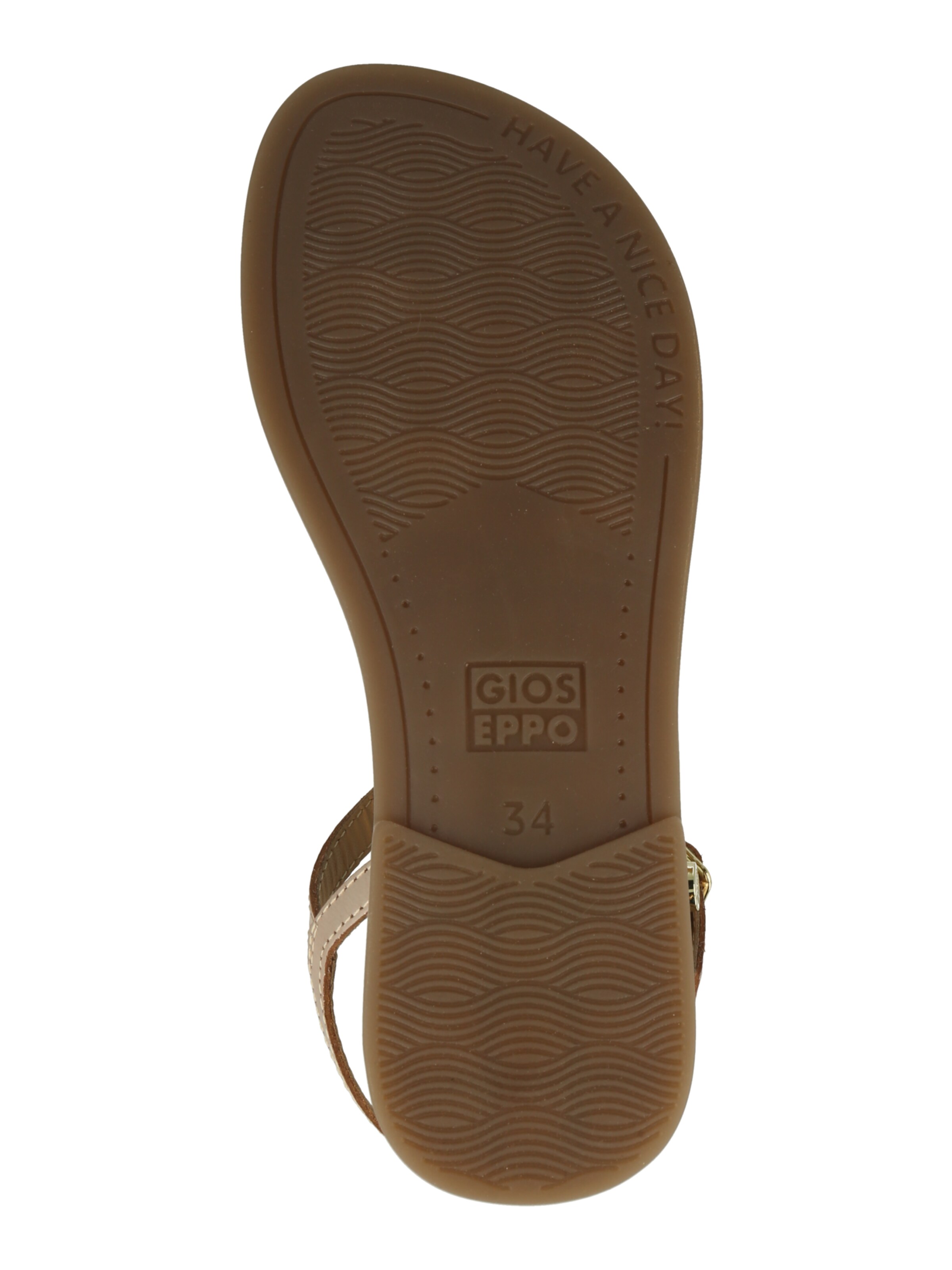 GIOSEPPO Sandały w kolorze złoty