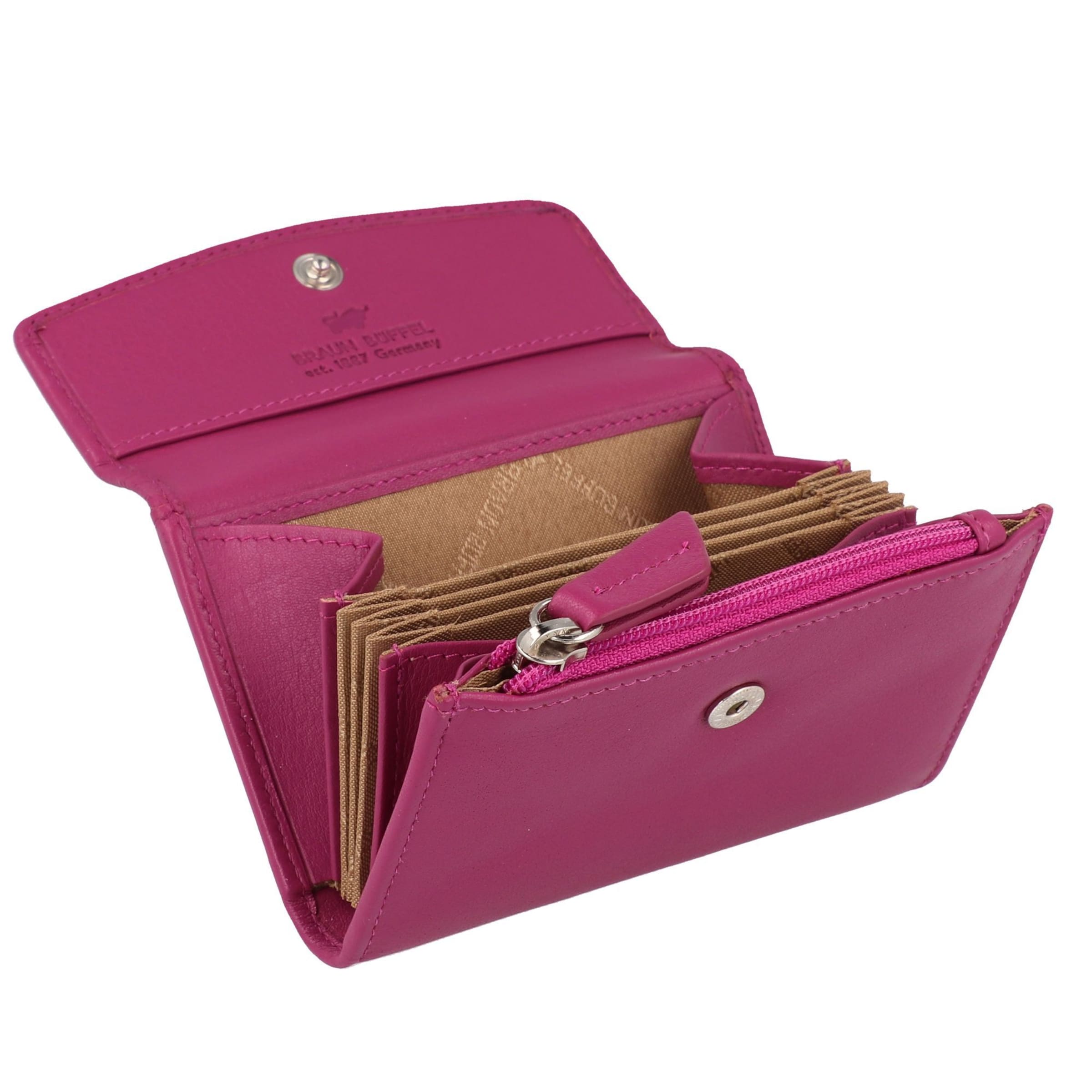 Braun Büffel Wallet 'Joy' in Pink