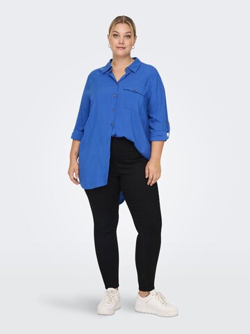 ONLY Carmakoma Blouse in Blauw