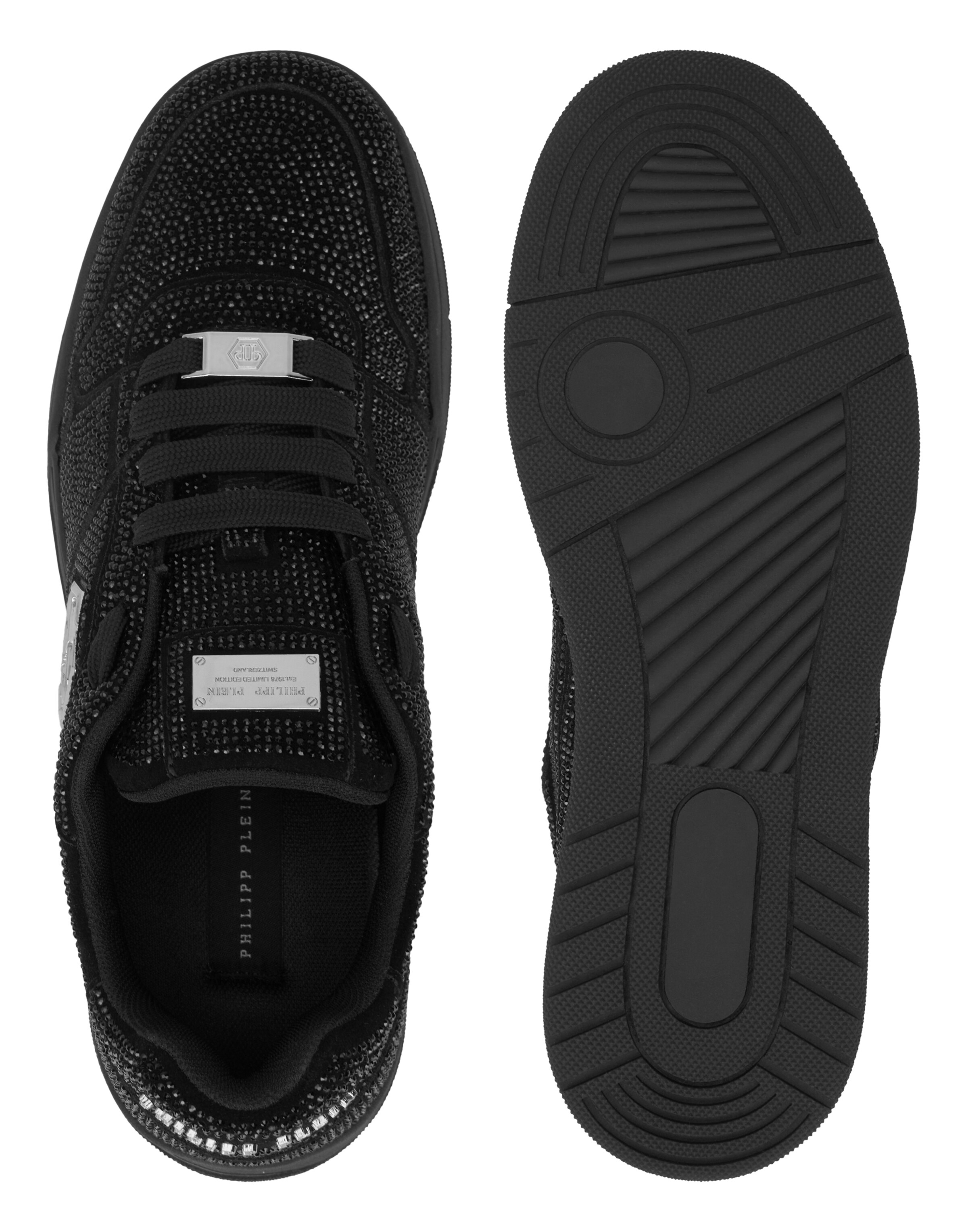 Baskets basses Philipp Plein en noir