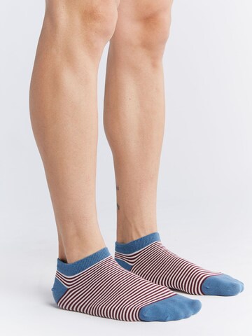 Albero Natur Ankle Socks in Red