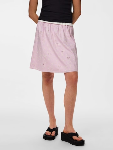 PIECES Nederdel 'PCBanna' i pink: forside