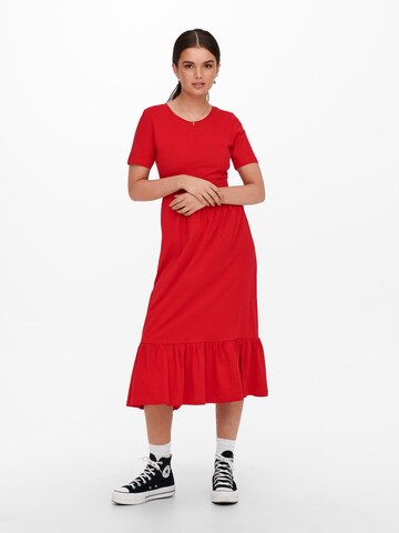 ONLY Kleid 'MAY' in Rot