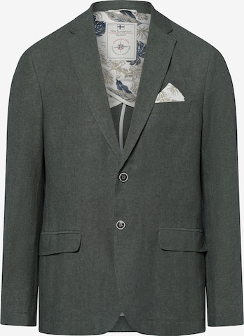 Nils Sundström Regular fit Business-colbert in Groen: voorkant