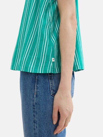 TOM TAILOR DENIM Top in Groen