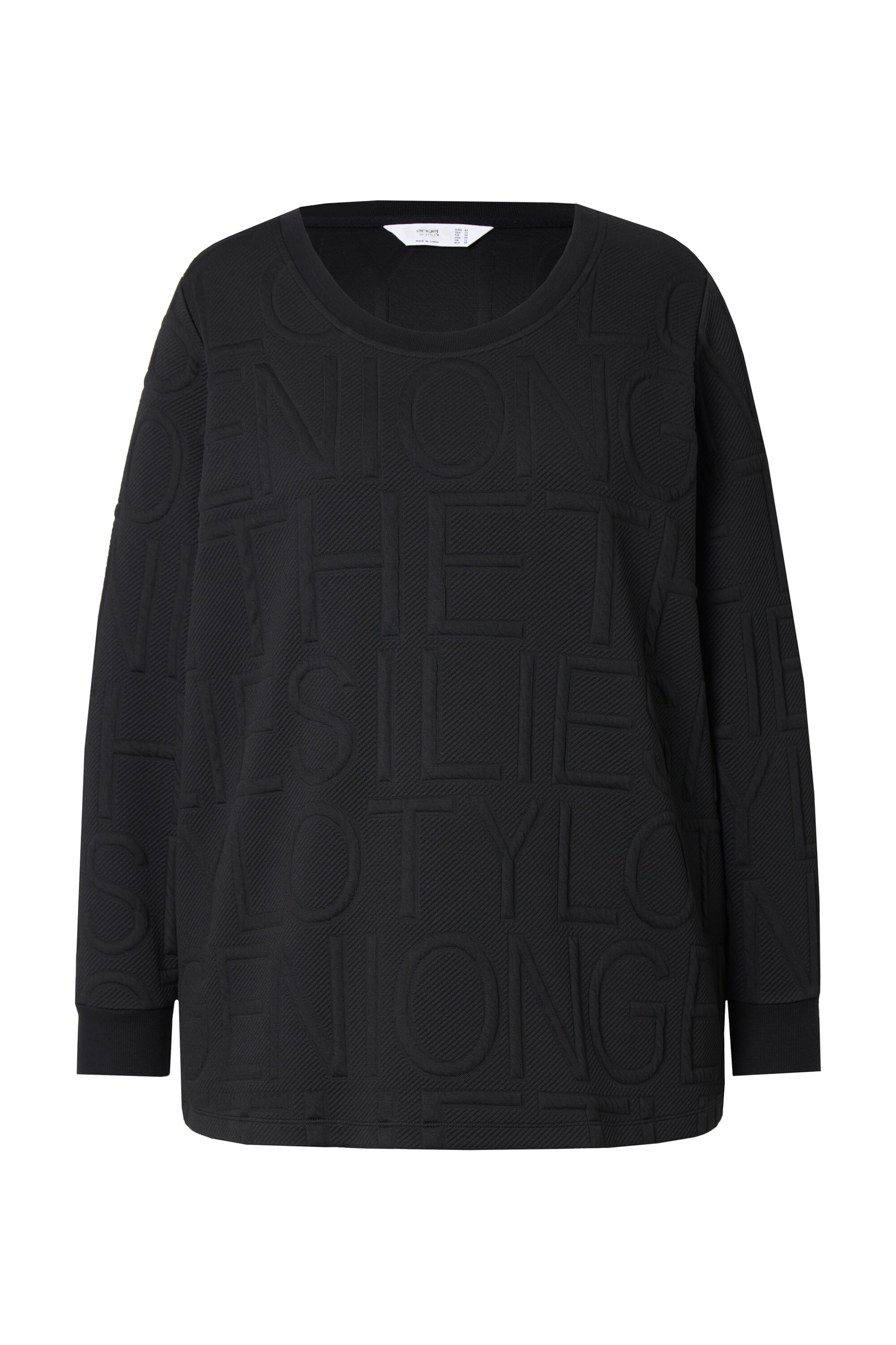 Angel of Style Sweatshirt in Schwarz: Vorderseite