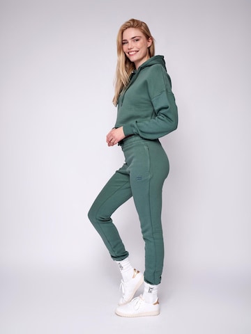 Fortex Fitness - Sudadera 'Essential Cropped Hoodie' en verde