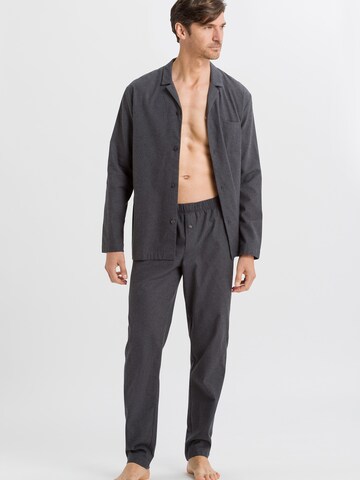 Hanro Pyjama lang ' Jasper ' in Grijs