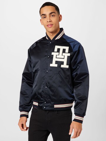 TOMMY HILFIGER Prechodná bunda 'VARSITY' - Modrá: predná strana