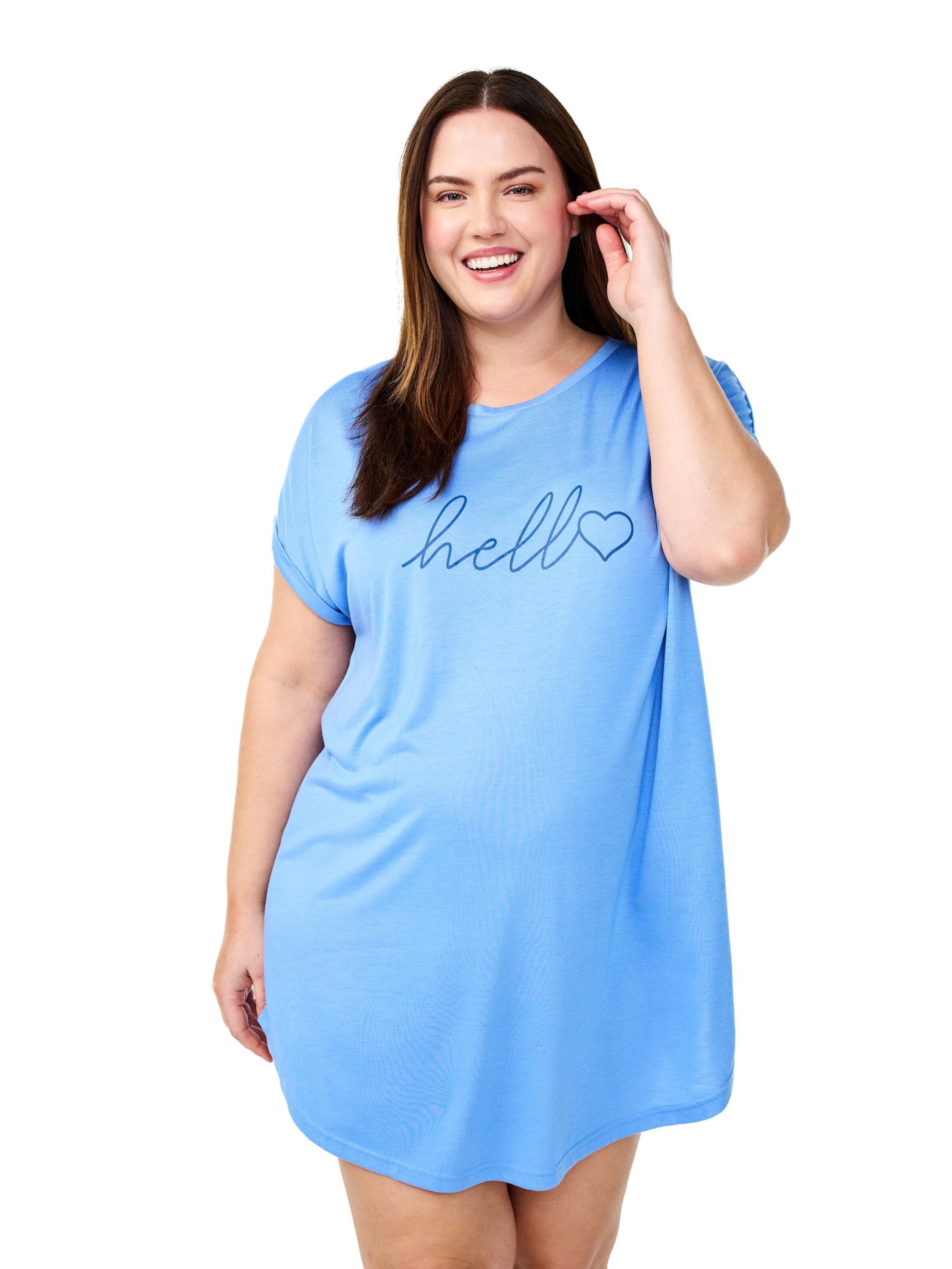 Zizzi Särk 'MALIS', värv sinine: eest vaates