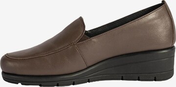 Chaussure basse 'Slip-Ons' Desa en marron : devant