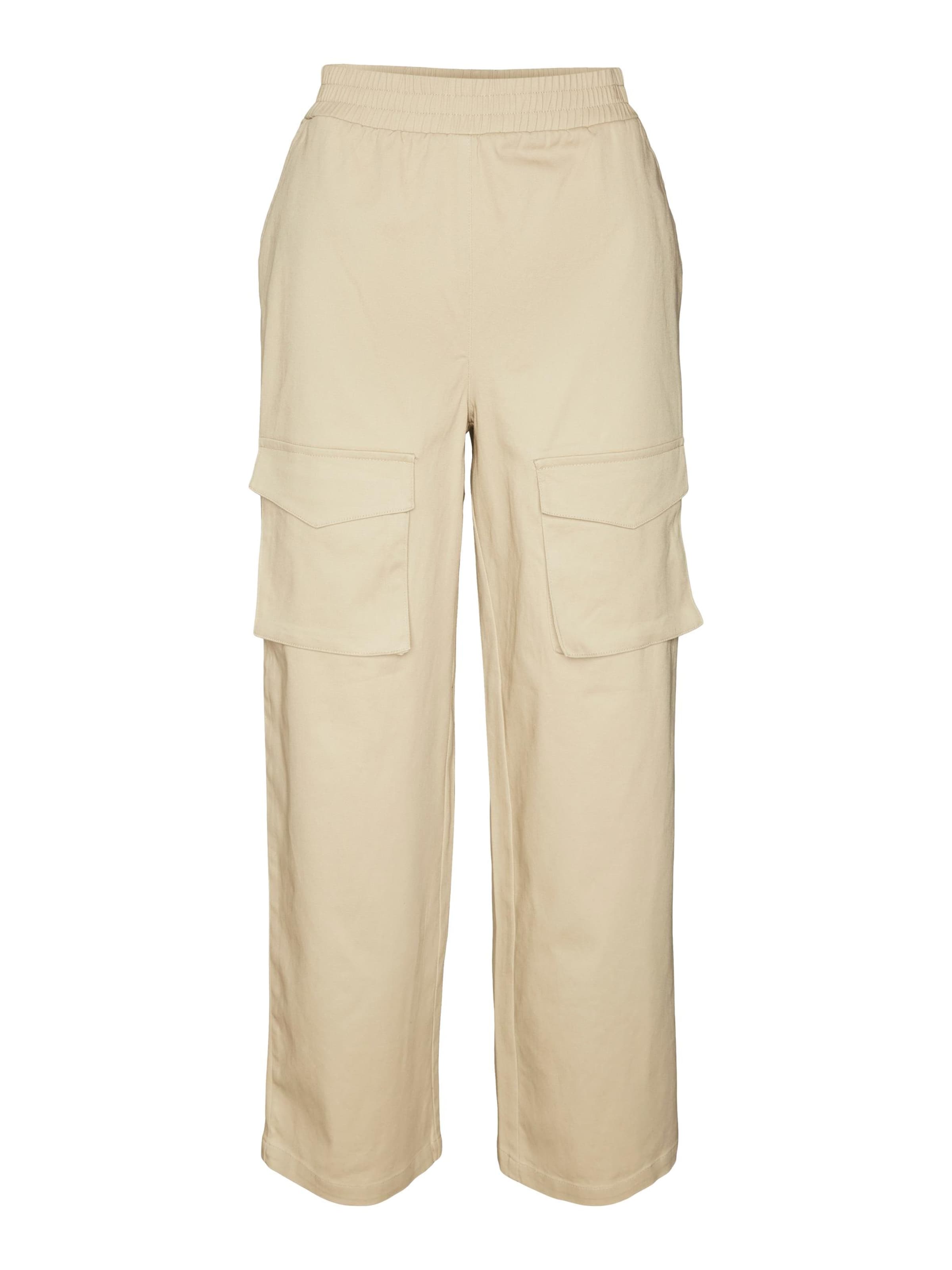 VERO MODA Regular Cargo Pants 'MARIA' in Beige: front