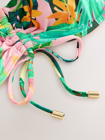 Next T-shirt Bikini top in Green