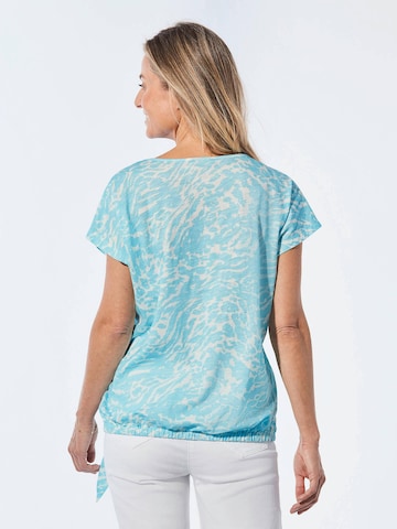 Goldner Shirt in Blau