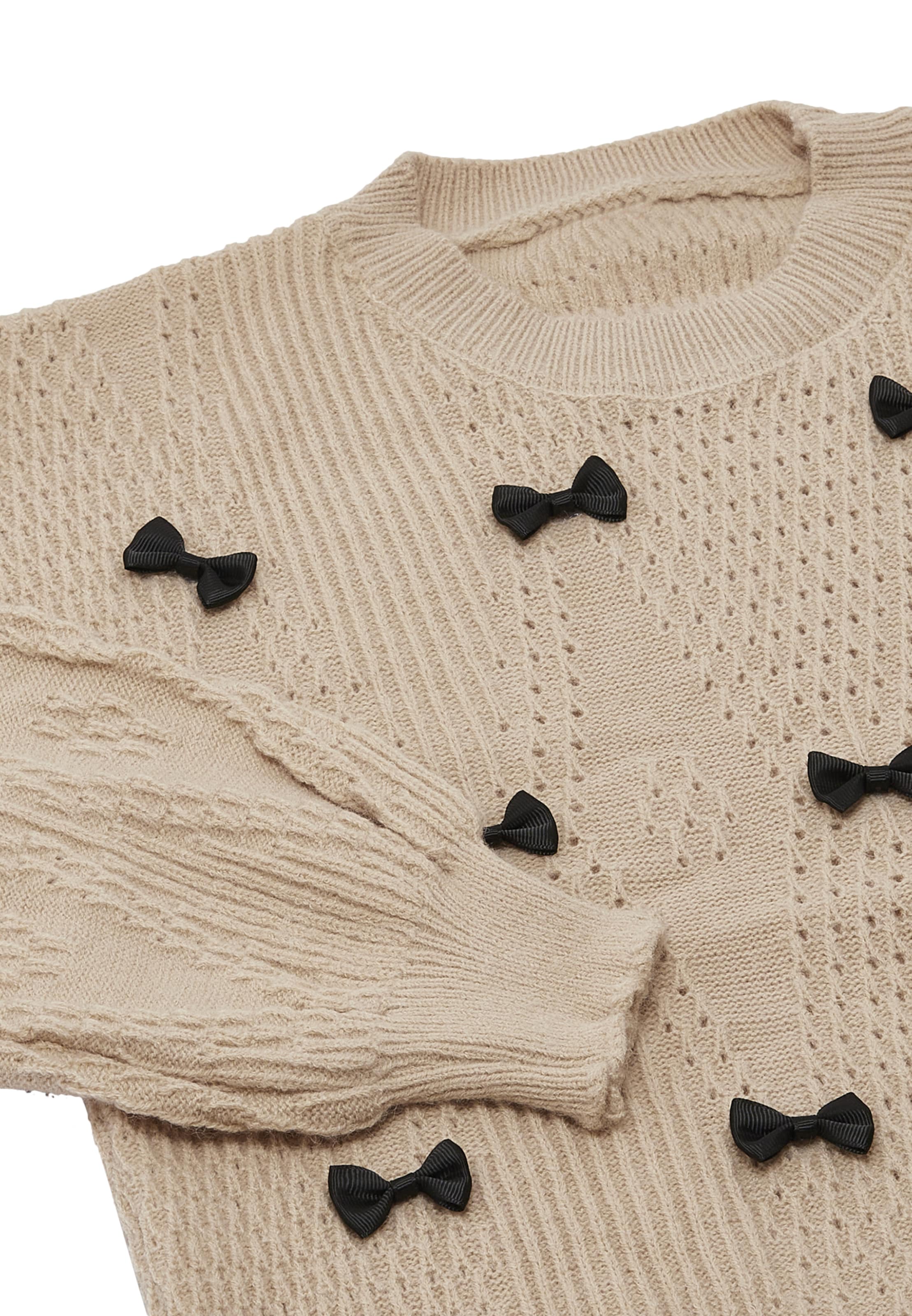 Pull-over swirly en beige