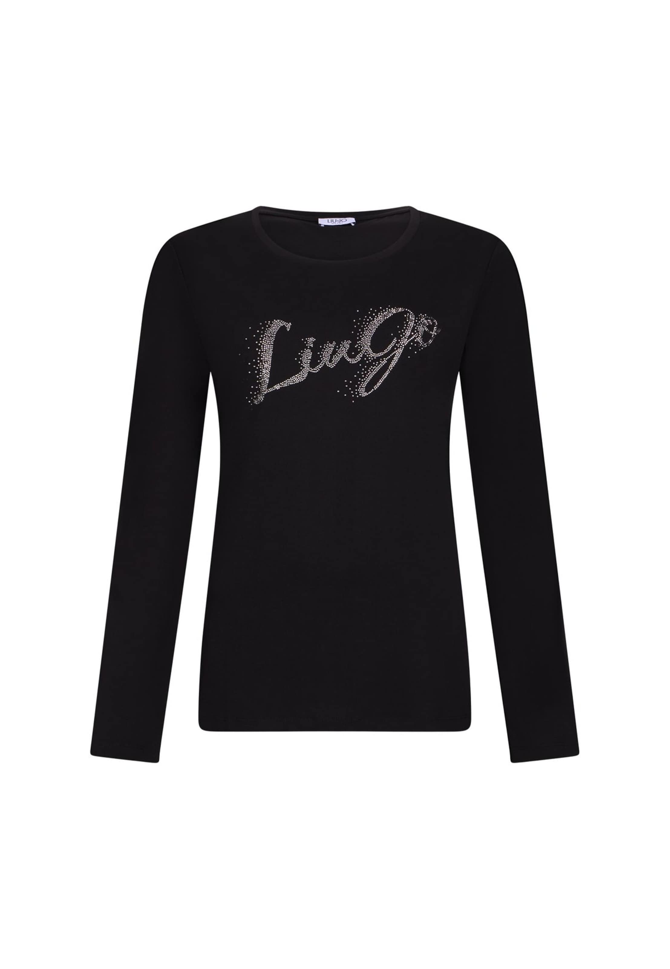 Tricou 'Better' de la Liu Jo pe negru: față