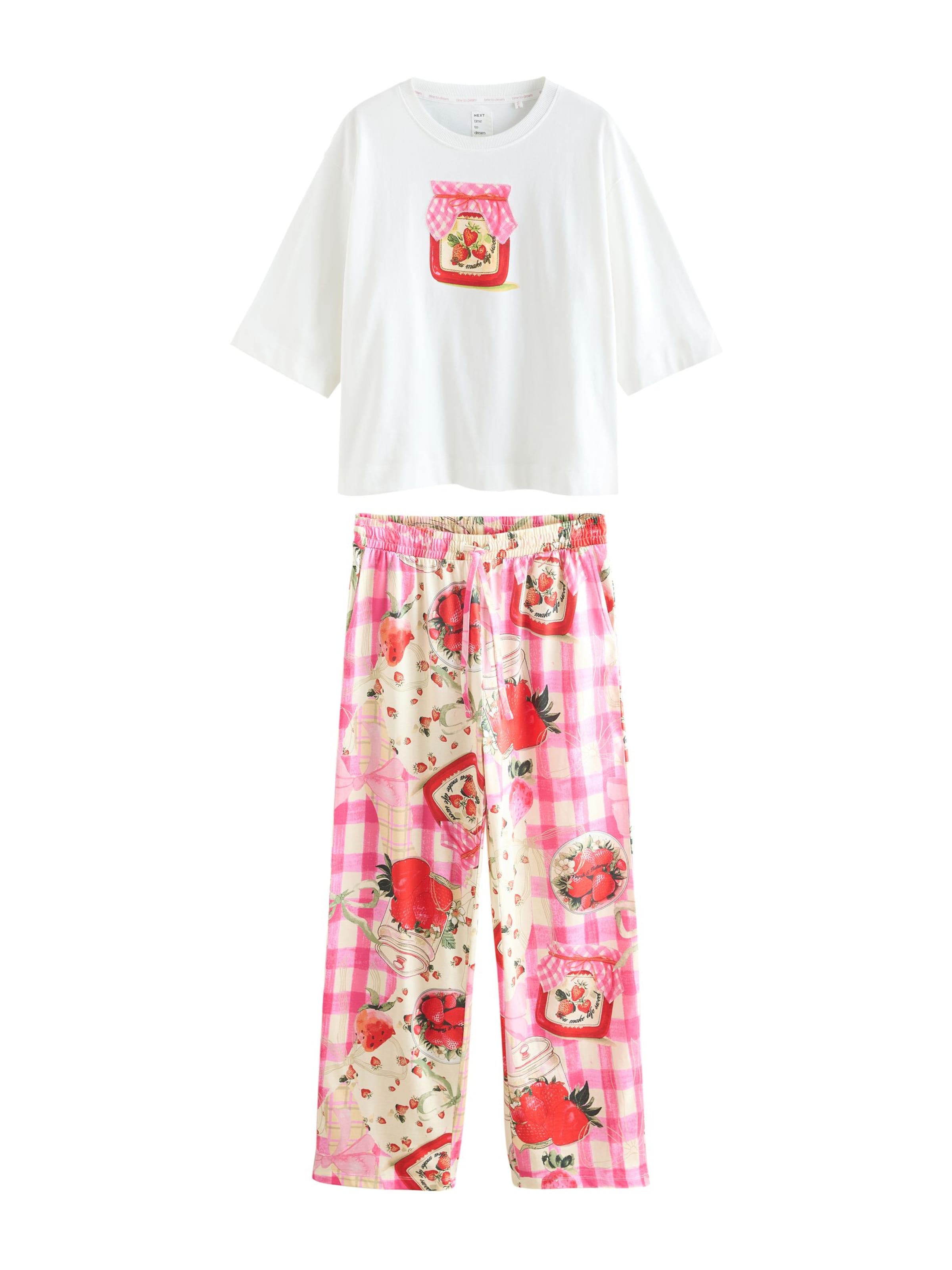 Next Pajama in Beige: front