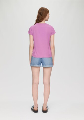 T-shirt QS en violet
