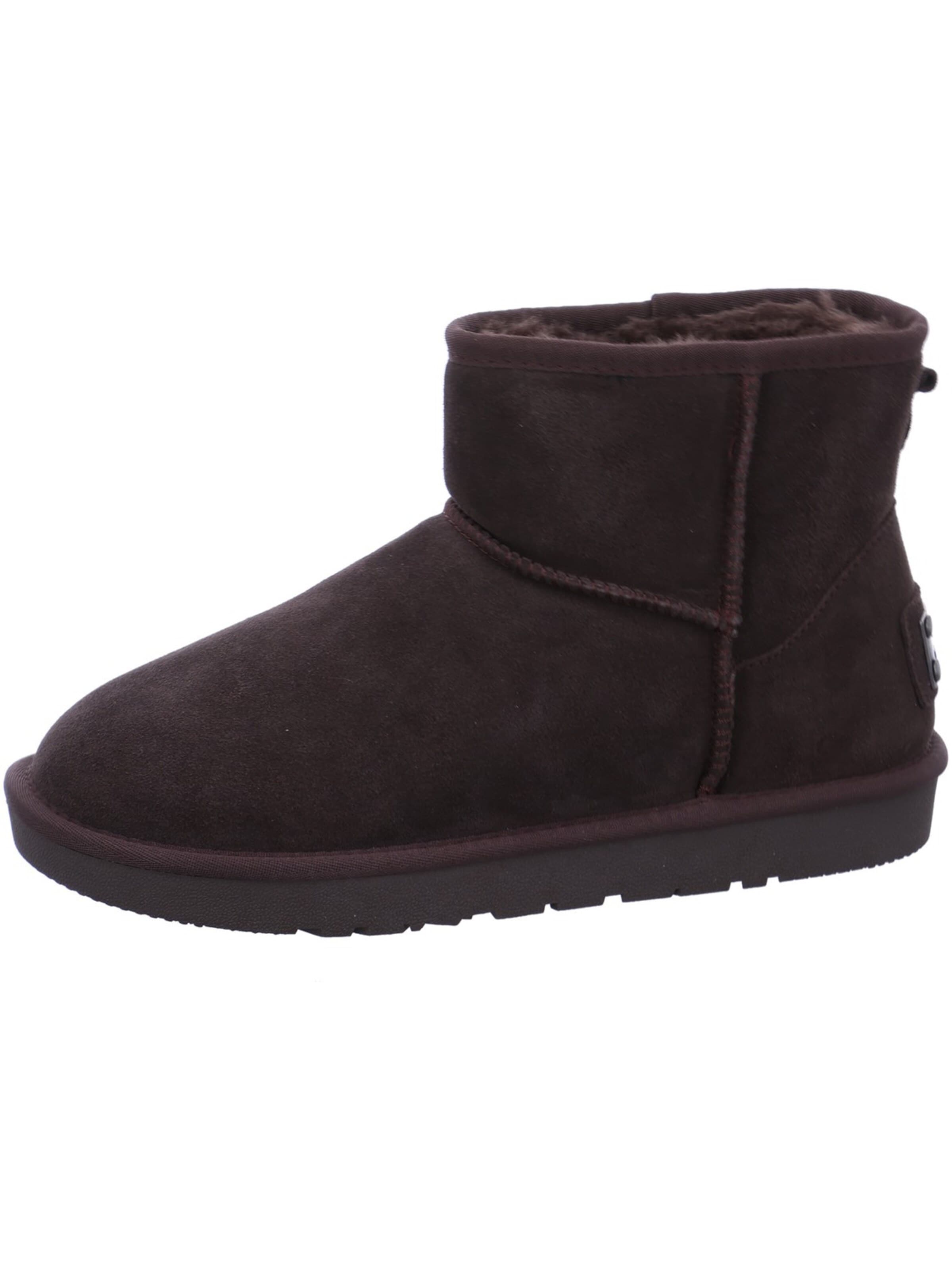 QUEEN'S Ankle Boots in Brown: front