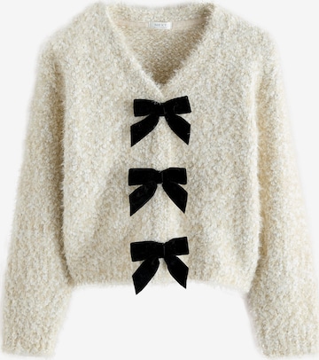 Next Neuletakki värissä beige: etupuoli