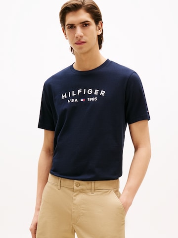 mėlyna TOMMY HILFIGER Marškinėliai 'FATHERS DAY': priekis