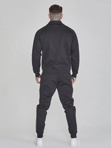 SikSilk Sweatjacke in Schwarz