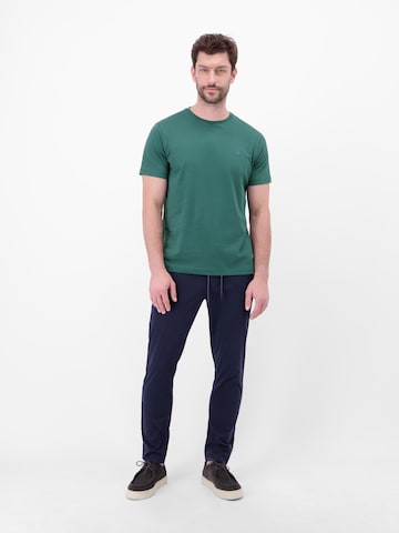 LERROS Rundhals T-Shirt aus Baumwolle in Grün