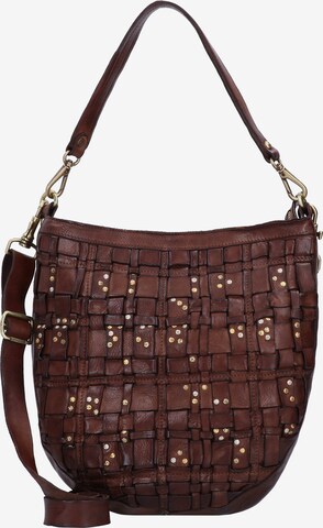 Campomaggi Shoulder Bag in Brown: front