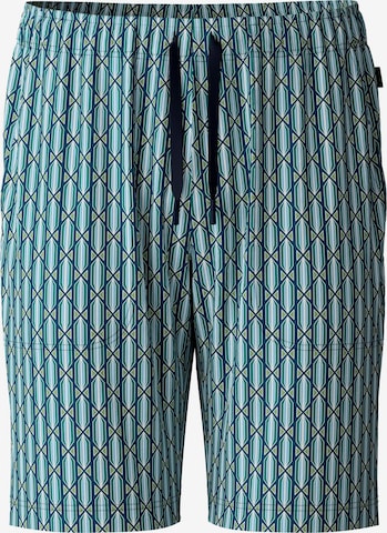 CALIDA Pyjamahose 'RMX Sleep Journey' in Blau: Vorderseite