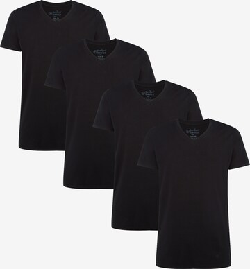 Bamboo basics T-Shirt in Schwarz: predná strana