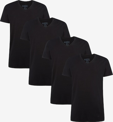 Bamboo basics Undershirt in Black: front