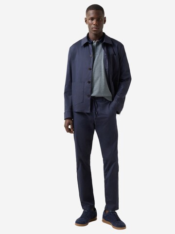BOGNER Regular Chinohose 'Riley' in Blau