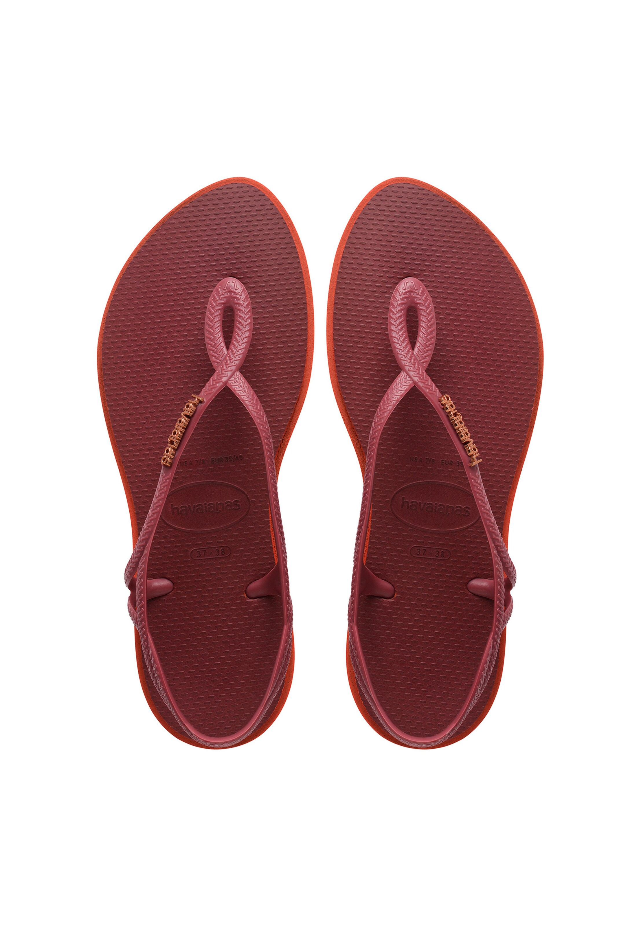 HAVAIANAS Ujjelválasztó-pántos szandál 'LUNA POINT' - piros