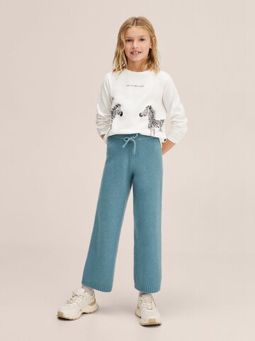 MANGO KIDS Shirt 'ANIMALS' in White